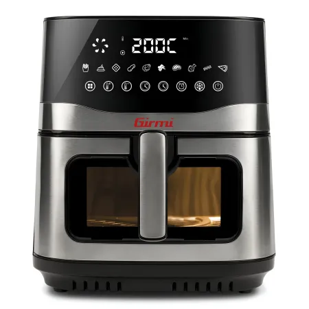 Friggitrice ad Aria Girmi 9L 2200W Digitale 10 Programmi Nero