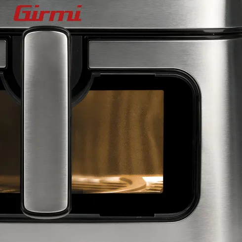 Friggitrice ad Aria Girmi 9L 2200W Digitale 10 Programmi Nero