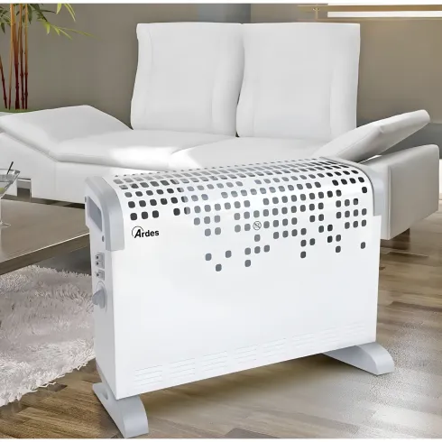 Termoconvettore Elettrico 1800W Ardes Ventilato Regolabile Bianco