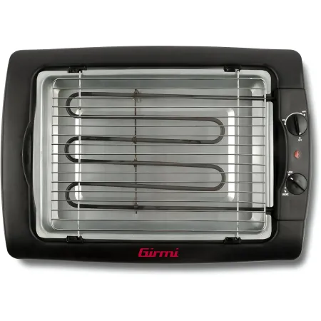 Barbecue Elettrico Girmi Griglia da Tavolo 2000W Termostato Regolabile
