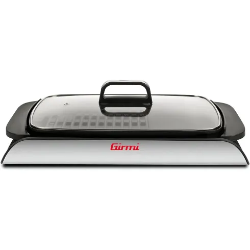 Barbecue Elettrico 2000W Piastra Antiaderente Liscia Rigata da Tavolo