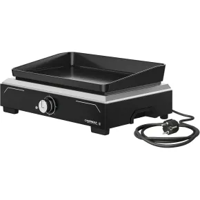 Griglia Elettrica 2500W Piastra Ghisa da Tavolo con Copertura Esterno