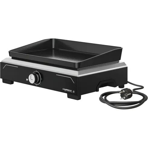 Griglia Elettrica 2500W Piastra Ghisa da Tavolo con Copertura Esterno