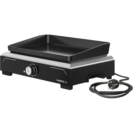 Griglia Elettrica 2500W Piastra Ghisa da Tavolo con Copertura Esterno
