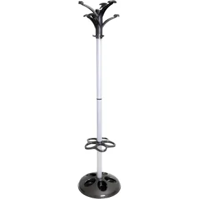 Appendiabiti da Terra con Portaombrelli Ingresso h170 cm Antracite
