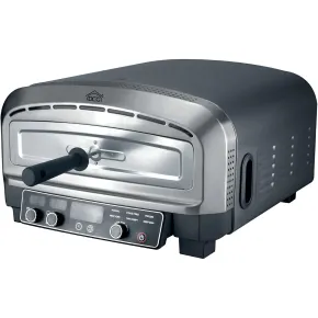 Forno Pizza Elettrico 2200W DCG 20L Pietra Refrattaria Digitale Timer