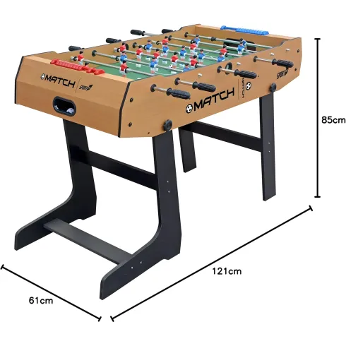 Biliardino Pieghevole Richiudibile CalcioBalilla Tavolo Calcetto Professionale | BricoShop24