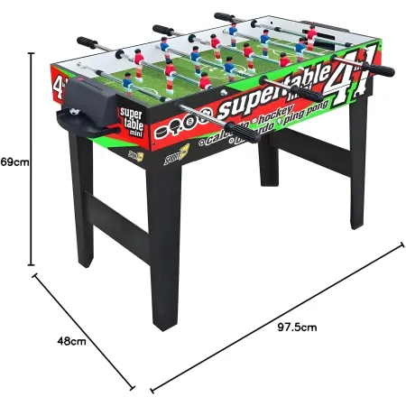Biliardino Super Table Mini 4 in 1