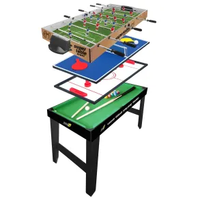 Biliardino Calcio Balilla 4 in 1 Hockey Biliardo Ping Pong | BricoShop24 2