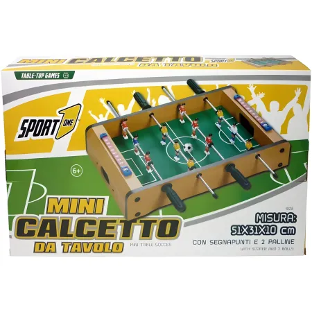 Mini Calcetto Biliardino da Tavolo Segnapunti Palline Aste Calciobalilla Soccer