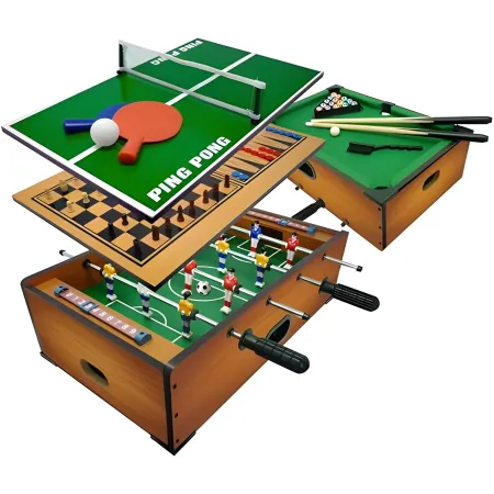 Mini Calcetto Biliardino Biliardo da Tavolo Stecche Palline Aste Calcio Balilla