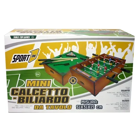 Mini Calcetto Biliardino Biliardo da Tavolo Stecche Palline Aste Calcio Balilla