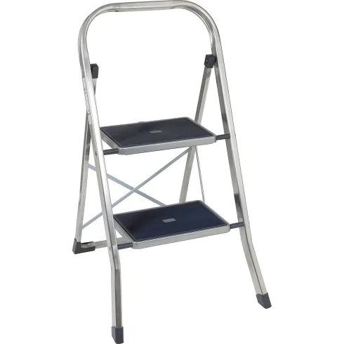 Scaletta Pieghevole 2 Gradini Antiscivolo Facal in Alluminio da Casa