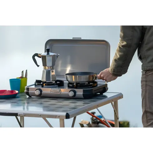 Fornello da Campeggio a 2 Fuochi Campingaz 2000W