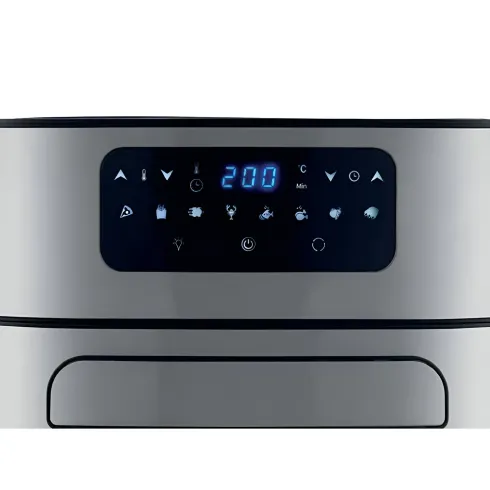 Friggitrice ad Aria DCG 10L 1700W Nero Display Touch con Accessori
