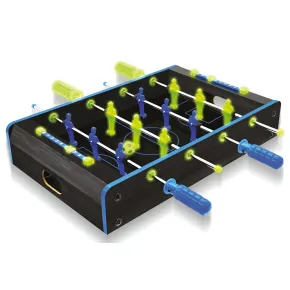 Biliardino da Tavolo con Palline Fluo Mini Calcetto Calciobalilla