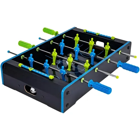 Biliardino da Tavolo con Palline Fluo Mini Calcetto Calciobalilla