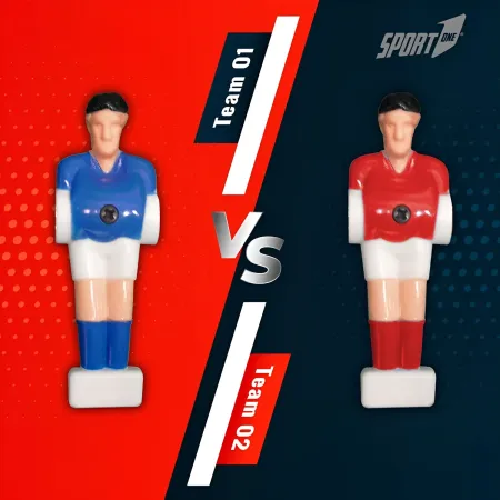 Biliardino Pieghevole Richiudibile Calciobalilla Tavolo Calcetto con Palline | BricoShop24