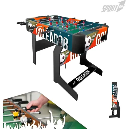 Biliardino Pieghevole Richiudibile Calciobalilla Tavolo Calcetto con Palline | BricoShop24