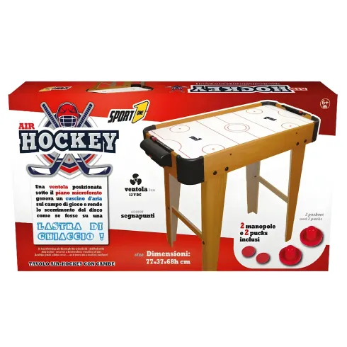 Tavolo Air Hockey con Ventola 12 V Batteria 2 Dischi Table come Mini Biliardino | BricoShop24