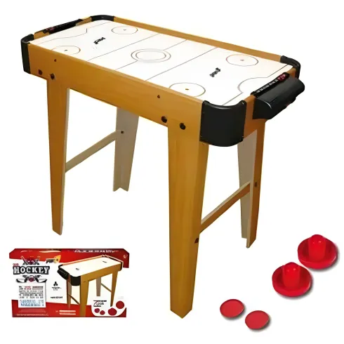 Tavolo Air Hockey con Ventola 12 V Batteria 2 Dischi Table come Mini Biliardino | BricoShop24