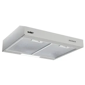 Cappa per Cucina Sottopensile Inox 60 cm Motore Singolo 3 Velocità