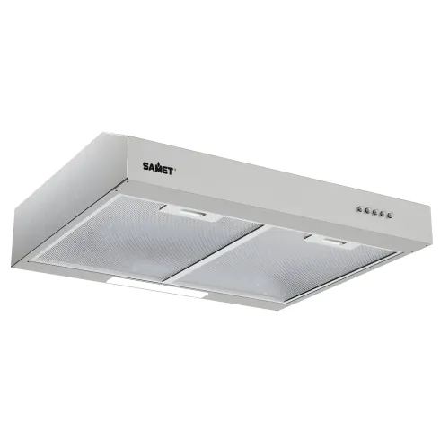 Cappa per Cucina Sottopensile Inox 60 cm Motore Singolo 3 Velocità