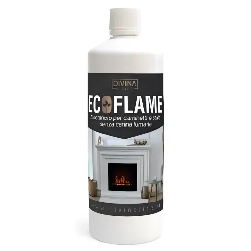 Bioetanolo Liquido 12 Bottiglie 1L per Biocamini Ecologico Inodore