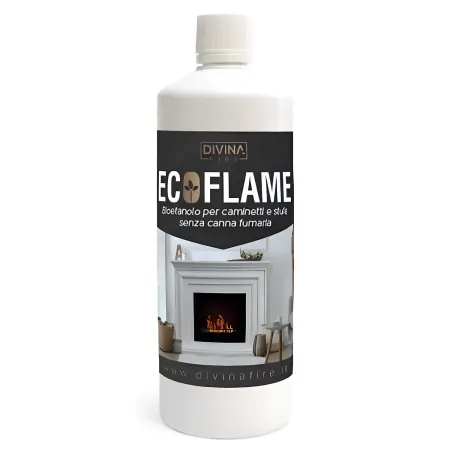 Bioetanolo Liquido 12 Bottiglie 1L per Biocamini Ecologico Inodore