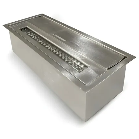 Bruciatore Bioetanolo 1,5L in Acciaio Inox per Biocamino da Incasso