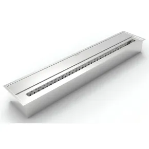 Bruciatore Bioetanolo 7L in Acciaio Inox per Biocamino da Incasso