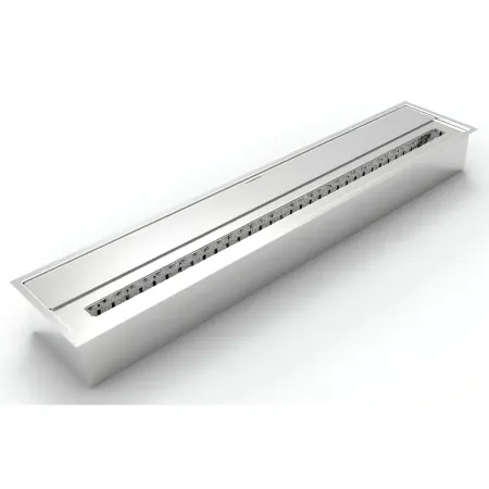 Bruciatore Bioetanolo 7L in Acciaio Inox per Biocamino da Incasso