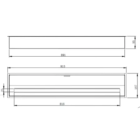 Bruciatore Bioetanolo 7L in Acciaio Inox per Biocamino da Incasso