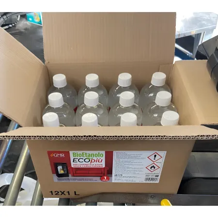 12 Bottiglie 1L Bioetanolo Liquido per Camini Stufe Ecologico Inodore