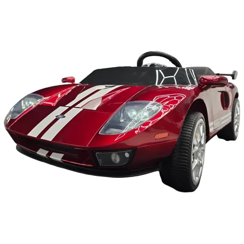Auto Elettrica per Bambini 24V Ford GT 2 Posti Rosso Metallizzato