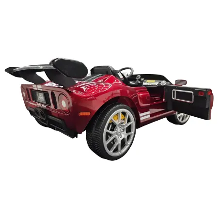 Auto Elettrica per Bambini 24V Ford GT 2 Posti Rosso Metallizzato