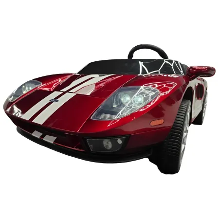 Auto Elettrica per Bambini 24V Ford GT 2 Posti Rosso Metallizzato