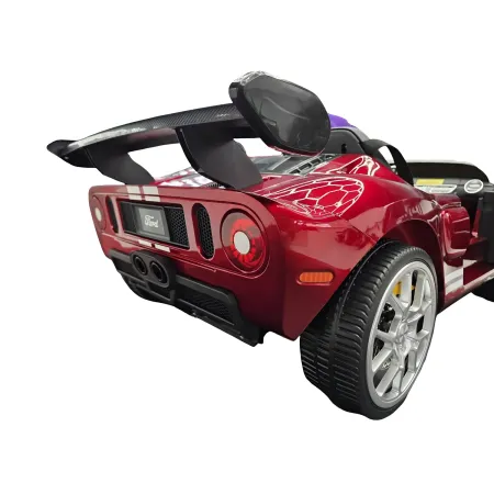 Auto Elettrica per Bambini 24V Ford GT 2 Posti Rosso Metallizzato