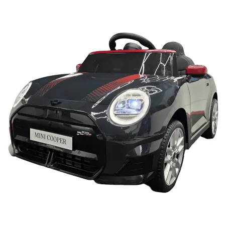 Macchina per Bambini Elettrica Mini Cooper S 12V Nero Metallizzato