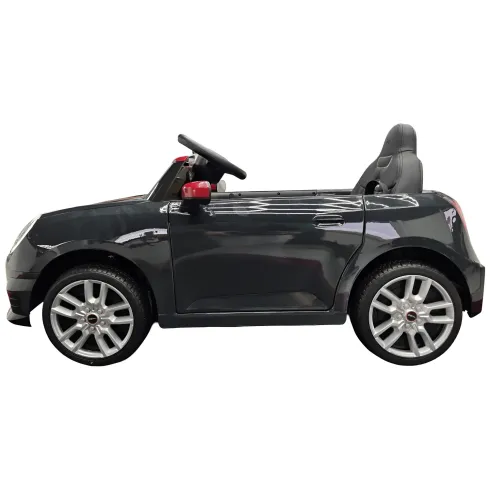 Macchina per Bambini Elettrica Mini Cooper S 12V Nero Metallizzato