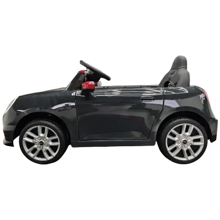 Macchina per Bambini Elettrica Mini Cooper S 12V Nero Metallizzato