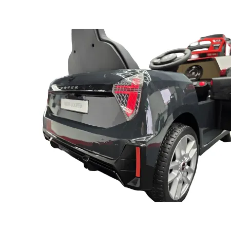 Macchina per Bambini Elettrica Mini Cooper S 12V Nero Metallizzato