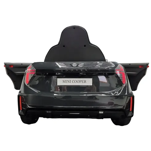 Macchina per Bambini Elettrica Mini Cooper S 12V Nero Metallizzato