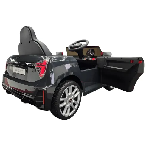 Macchina per Bambini Elettrica Mini Cooper S 12V Nero Metallizzato