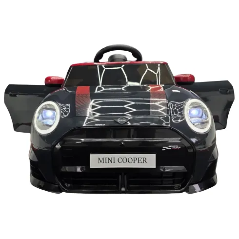 Macchina per Bambini Elettrica Mini Cooper S 12V Nero Metallizzato