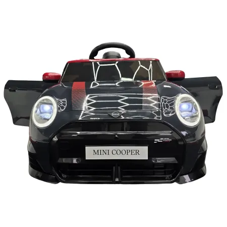 Macchina per Bambini Elettrica Mini Cooper S 12V Nero Metallizzato