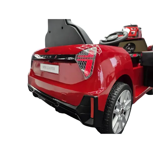 Macchina per Bambini Elettrica Mini Cooper S 12V Rosso Metallizzato