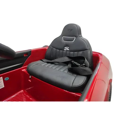 Macchina per Bambini Elettrica Mini Cooper S 12V Rosso Metallizzato
