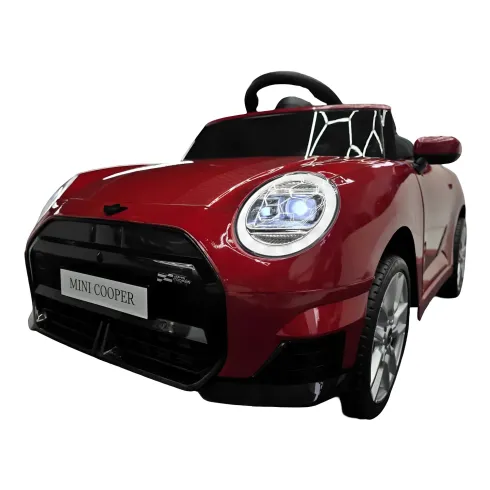Macchina per Bambini Elettrica Mini Cooper S 12V Rosso Metallizzato