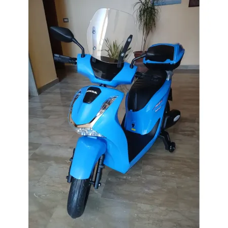 Moto Elettrica per Bambini 12V Scooter Blu Honda SH125